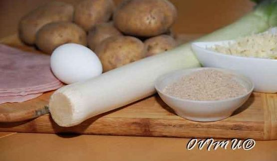 ветчино-картофельные роллы