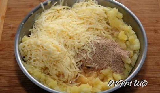 ветчино-картофельные роллы