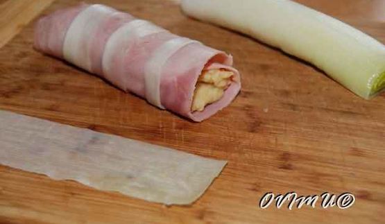 ветчино-картофельные роллы