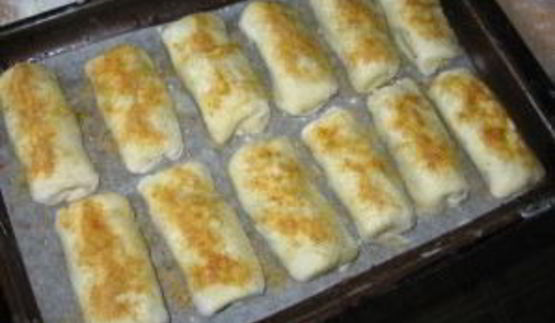 картофельные рулетики с мясом