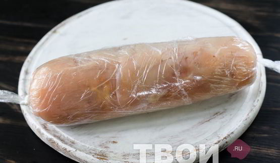 куриный рулет с омлетом