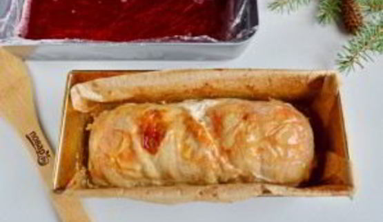 куриный рулет в гранатовом желе