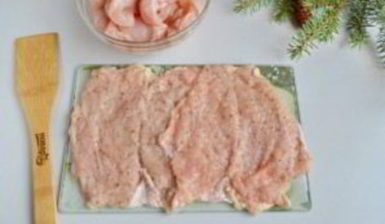 куриный рулет в гранатовом желе