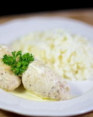 Куриные рулетики с апельсином