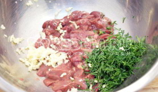 куриные рулетики с печенью