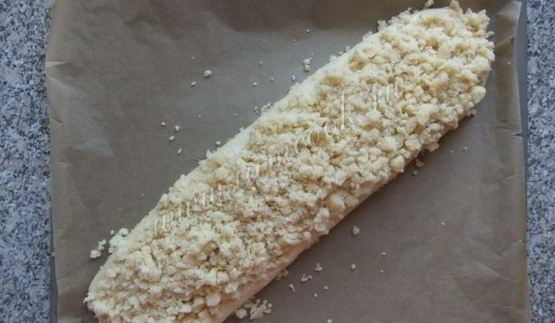 маковый рулет с крошкой