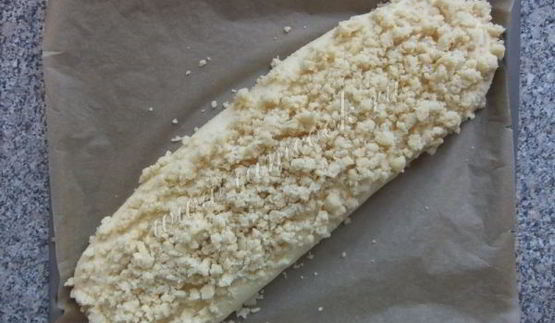 маковый рулет с крошкой