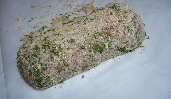 мясной рулет с брынзой