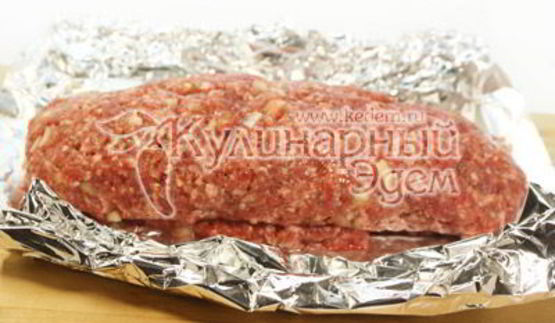 мясной рулет с грибами