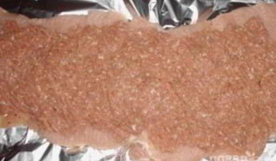 мясной рулет в фольге