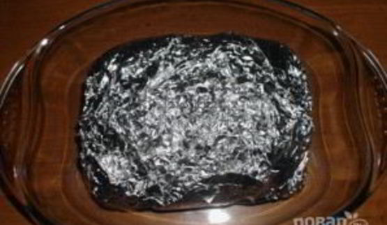 мясной рулет в фольге