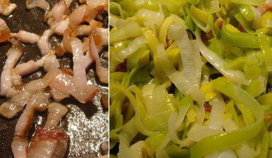 паста-рулет с курицей и беконом для защитников отечества