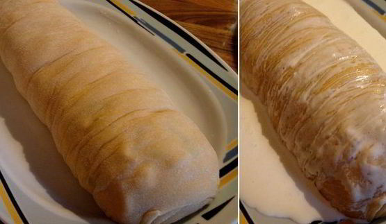 паста-рулет с курицей и беконом для защитников отечества