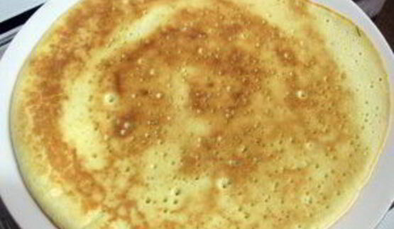 рулет из омлета с курицей