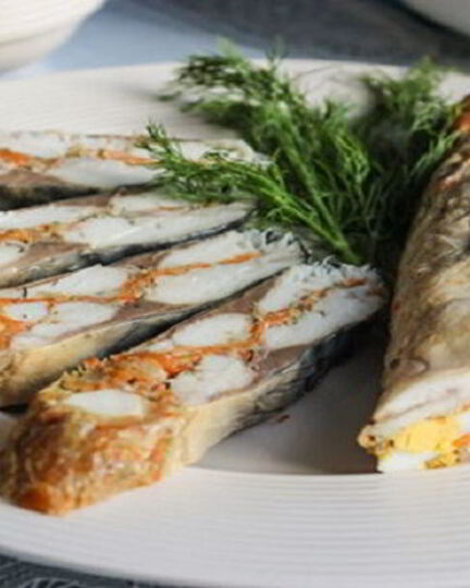 Рецепт рулета из скумбрии