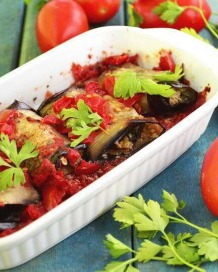 Рецепт рулетиков с баклажанами и рикоттой