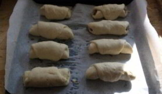 рулеты с ветчиной