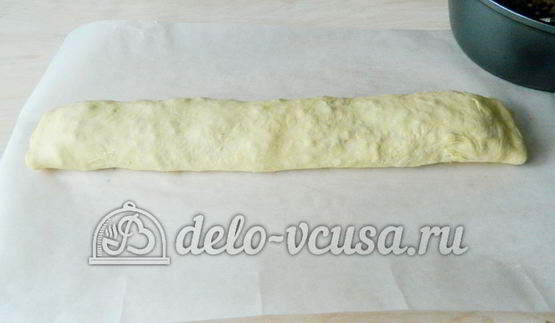 слоеный рулет с фаршем