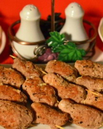 Рецепт свиных рулетиков с сыром