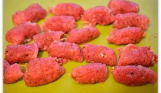 свиные рулетики с сыром