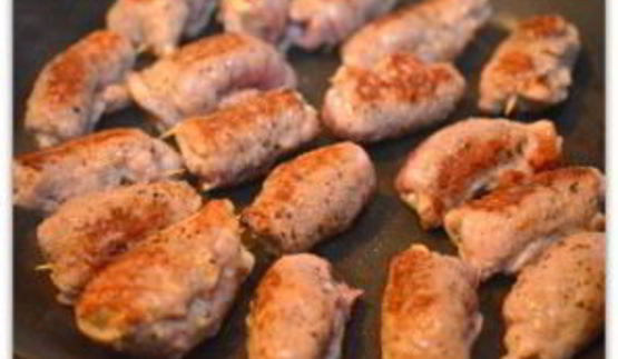 свиные рулетики с сыром