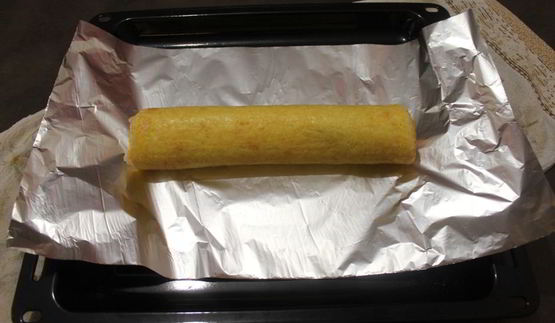 сырно-куриный рулет