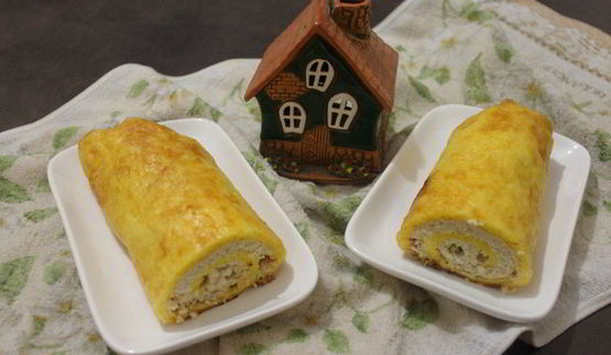 сырно-куриный рулет