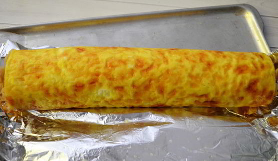 сырно-мясной рулет