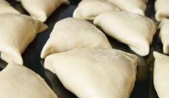 слоеная самса с тыквой