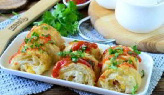 сосиски в хлебе для тостов