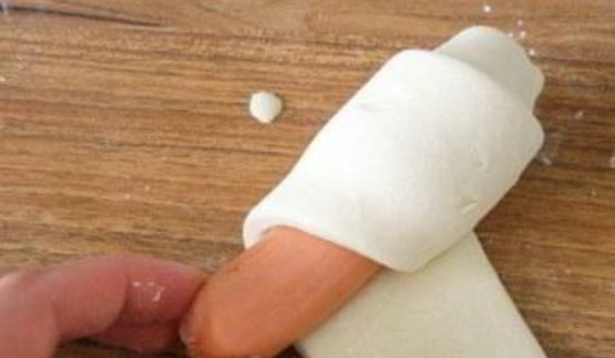 сосиски в тесте без дрожжей