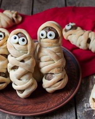 Сосиски в тесте Египетские мумии