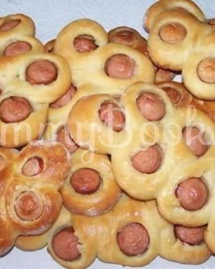 Рецепт сосисок в тесте