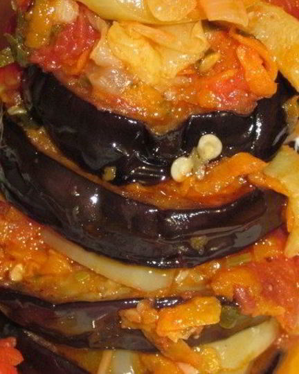 Рецепт соте из баклажанов в мультиварке