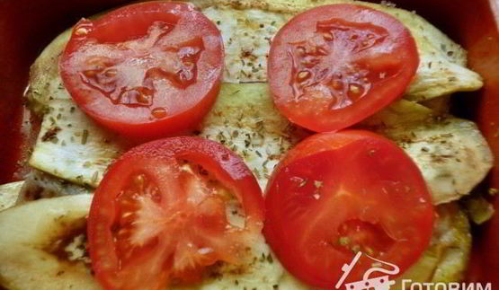 союз рыбы с баклажанами