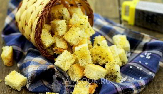 сухарики с сыром