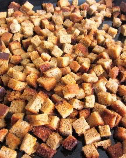 Рецепт сухариков в духовке