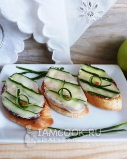 Рецепт английских сэндвичей с огурцом