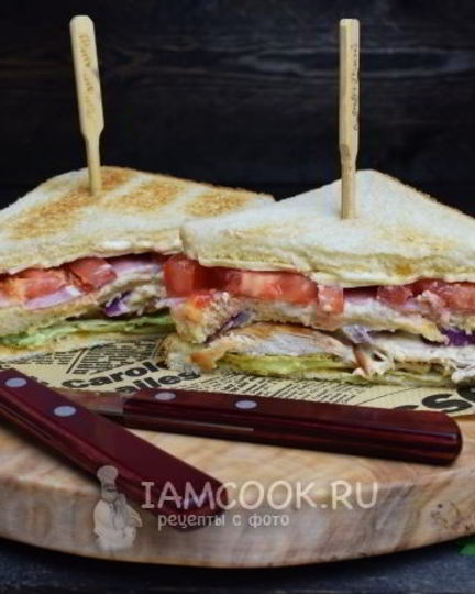 Рецепт клаба-сэндвича