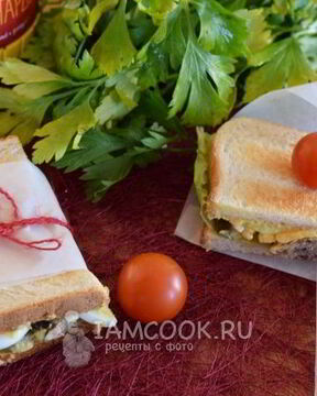 Рыбный сэндвич