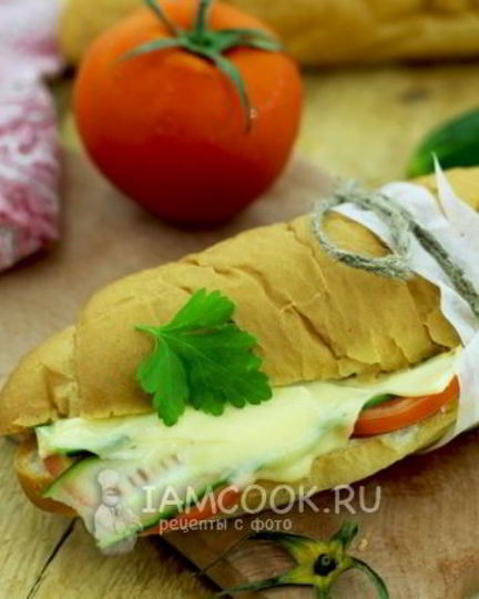 Рецепт сэндвича с колбасой