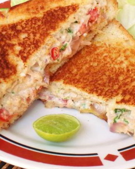 Рецепт сэндвича с красной рыбой