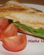 Сэндвич с сыром и карбонатом