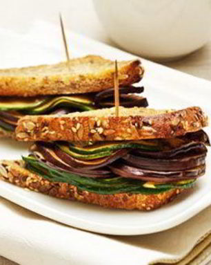 Сэндвич с цукини и сыром