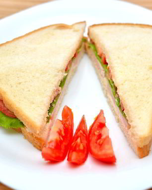 Сэндвич с ветчиной