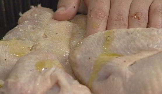 сэндвичи с курицей, помидорами и перцем