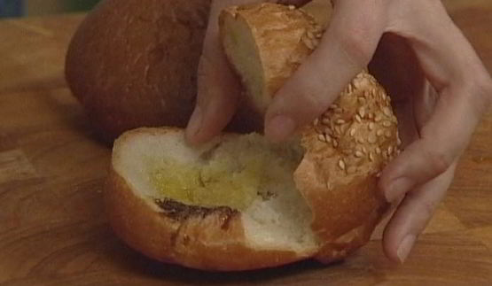 сэндвичи с курицей, помидорами и перцем