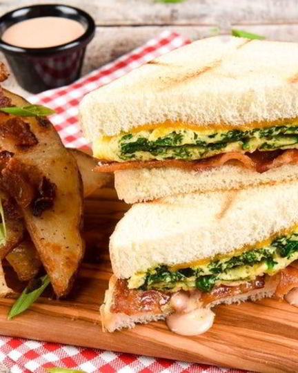 Рецепт сэндвичей с яйцом и беконом