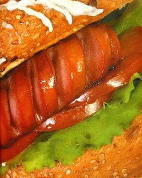 Сэндвичи с жареными сосисками