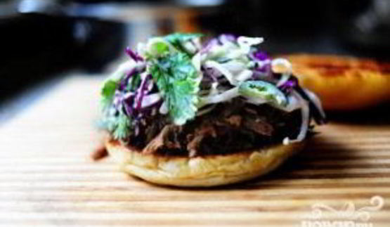 сэндвичи со свининой и капустой